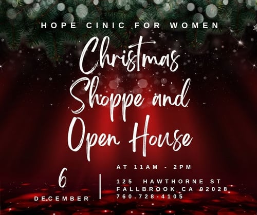 Christmas Shoppe and Open House
